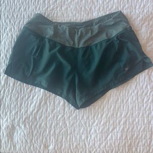 Green Dri-Fit Nike Running Shorts